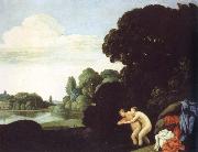 landscape with salmacis and hermaphroditus Carlo Saraceni